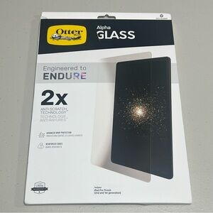 🆕 OtterBox Alpha Glass Screen Protector for IPad Air (4th & 5th Gen) - Clear